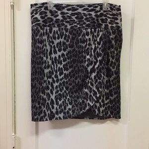 Lane Bryant Leopard Skirt